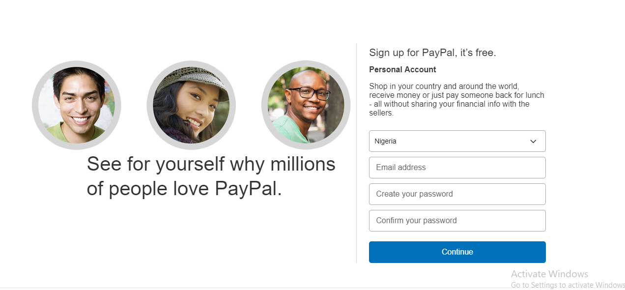 Pay Sign up - Register for PayPal Account - Sign up Paypal